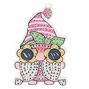 DIY Rhinestone Painting Keychains Cute Dwarfs Shape Stress Relief Improve