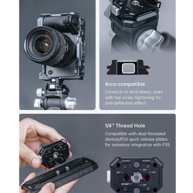 Falcam F38 Quick Release Multifunctional Base with Shoulder Strap Hole,