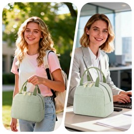Bluboon Lunch Box for Women Cute Lunch Bag Reusable Insulated Lunch Bags Large Capacity Lunchbox Cooler for Work Picnic or Travel gifts for women