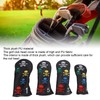 4Pcs Skull Golf Club Head Covers Golf Club Headcovers Colorful