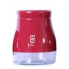 sabichi RED Tea JAR, 13.4 x 11.6 x 11.6 cm