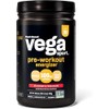 Vega Sport Pre-Workout con 100 mg de Cafeína Natural, Fresa