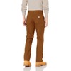 Carhartt Men's Rugged Flex Relaxed Fit Duck Dungaree Pant, Brown,