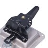 Trailer Door Latch T Handle with 2‑Key Stainless Steel Chrome