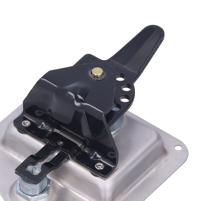 Trailer Door Latch T Handle with 2‑Key Stainless Steel Chrome