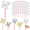 1200 Pcs DIY Pinwheel Craft Kit for Kids Party Favor,