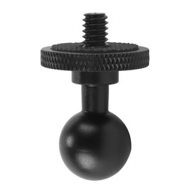 Enwye 17mm Ball Head Converter 1/4 Screw Head/Thread for Car Monitor Camera Bracket 360° Panoramic Photography Ballhead.