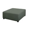 PureFit Super Stretch Form Fit Square Ottoman Cover Rectangle -