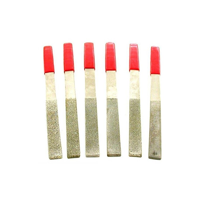 6 Flat Diamond File Jewelers Lapidary Rock Filing Tool