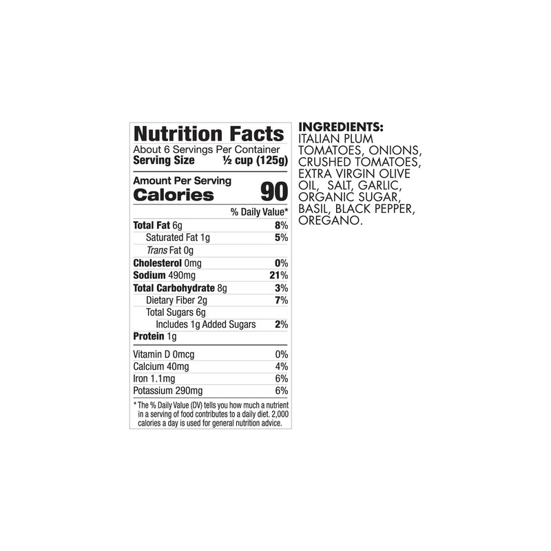 DeLallo Pomodoro Fresco Marinara Sauce, Handcrafted in Small Batches, All