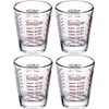 U Chef Set de 4 Vaso Medidor, Taza medidora, Vaso