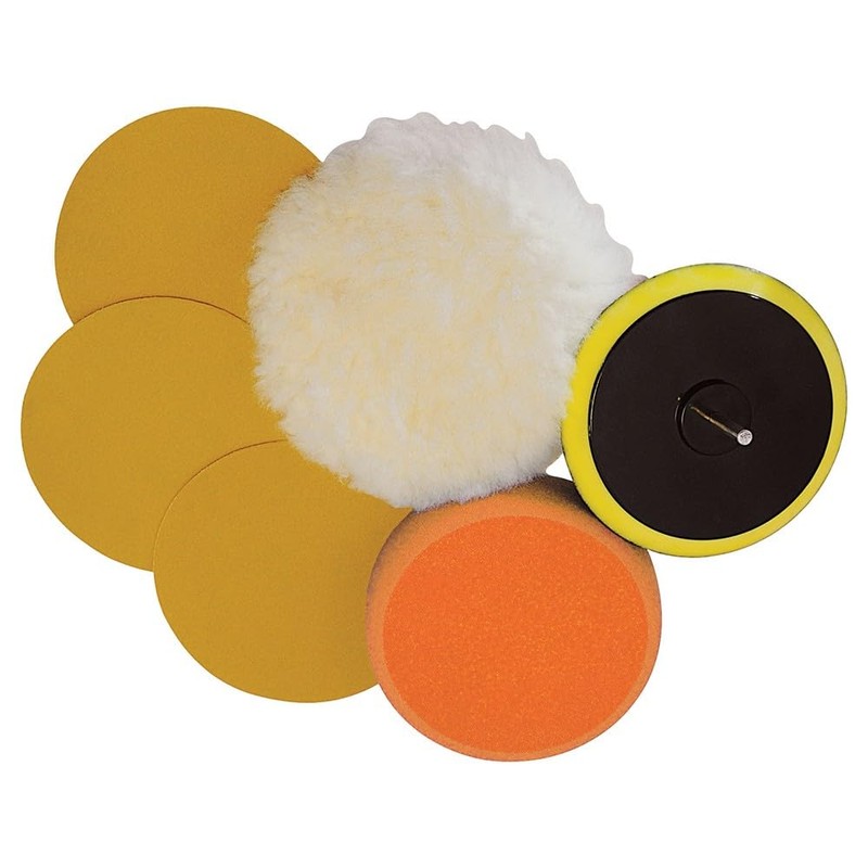 Silverline 107912 Sanding and Polishing Kit 6pce 125 mm