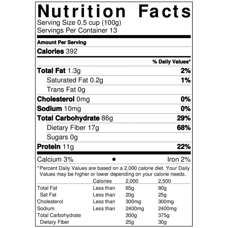 McCabe Pressed Barley, 3-Pound (2 Packs), USDA & CCOF Organic