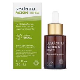 Sesderma Factor G Renew Sérum Liposomado con Factores de Crecimiento, Colágeno y Péptidos, Antiedad y Reafirmante Facial, 30 ml