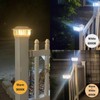 ONLSITY Single Solar Post Cap Lights for 4"x4" Posts &