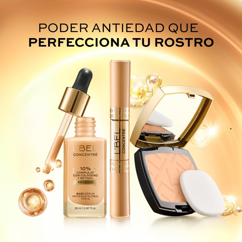 L'BEL - Concentré Total Base de Maquillaje Color Caramel 210F