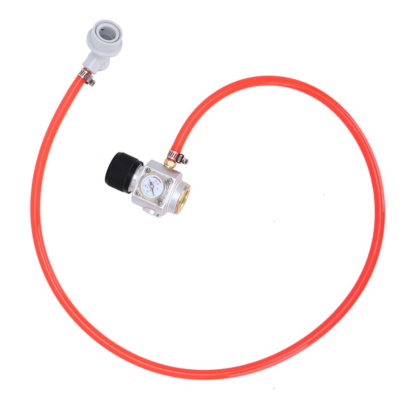 CO2 Mini Gas Regulator 5/16in Gas Line Assembly Quick Connector