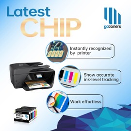 Gotoners Compatible Ink Cartridge Replacement for HP 952XL 952 XL with Latest Version Chip (4 Pack) to use with HP OfficeJet Pro 8710 7740 8720 7720 8702 8210 8740 8715 8730 8216 8725 Printer
