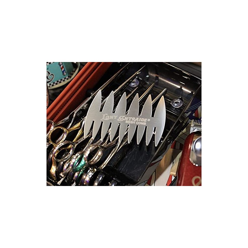LONY ENTRAIDE Mesh Comb Pelican Barber Hair Set Comb Customized