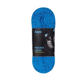 Kaps Waterproof Polyester Shoelaces for Ice Skates, Extremely Tear-Resistant (190 daN), Waterproof, for Ice Hockey Skates, Blue-Navy