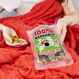 Hundred Percent Bangable Trail Mix - Gourmet Spicy Snack Blend for Men - Funny Drum Gifts for Adults Food Gift Baskets - Drummer Drumming Drum Kit Music Gifts for Musicians