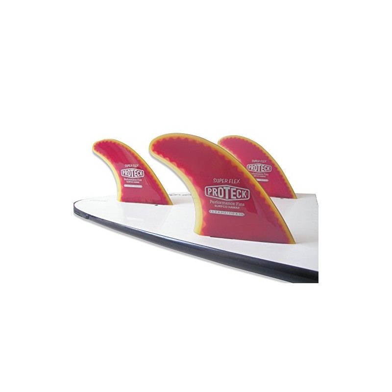 SurfCo - Pro Teck 4.50" Super Flex Fin Thruster Set