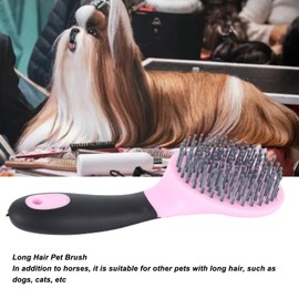 Greensen Pferdemassage Kamm Langlebige Pflegepinsel für Pferde, Geeignet für Hunde Katzen, Plastikmaterial