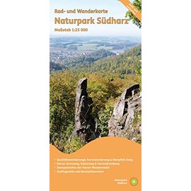 Naturpark Südharz: Rad- und Wanderkarte - Reiß- und Wetterfest