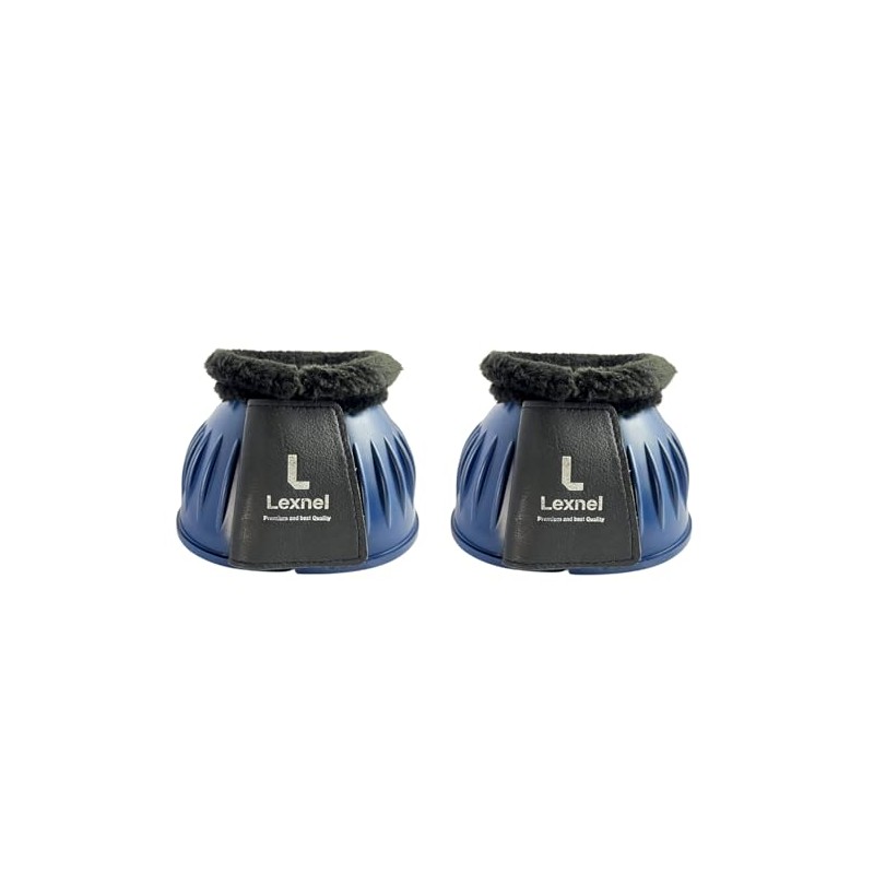 LEXNEL Rubber Bell Boots, Durable Bell Boots for Horse –
