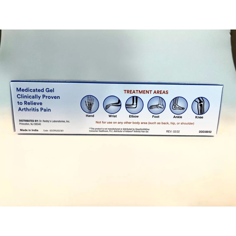 Generic Arthritis Pain Diclofnac Gel 1% 100grams Pack Of 2
