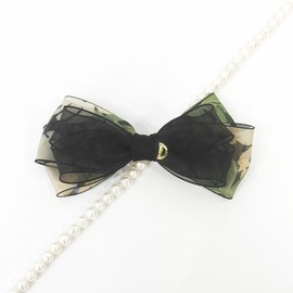 Burnaby Floral Moss Black Hairpin 10cm / 버나비 플로럴모스 블랙 헤어핀 10cm