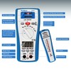 PeakTech 3365 – LAN Tester & Digital Multimeter, Netzwerkprüfgerät, Spannungsprüfer,