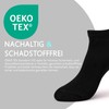 Geesy Bamboo Trainer Socks 6 Pairs Unisex Flat Lace Barely