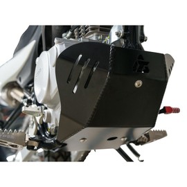 Tusk Aluminum Skid Plate Compatible with Honda XR150L 2023-2025 (Black)