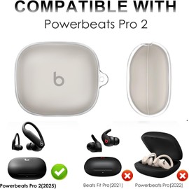 Clear TPU Case Cover for Beats Powerbeats Pro 2