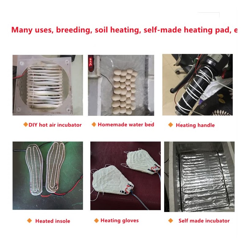 Nob.Yi 12V Pre-Assembled Silicon Rubber Heating Wire for DIY Steering