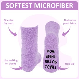 Fun Dog Mom Socks Mother Gifts Socks Mom Birthday Gift for Dog Lovers Purple