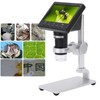 720P Digital Microscope 4.3in LCD Display 1000X Magnification Adjustable Brightness