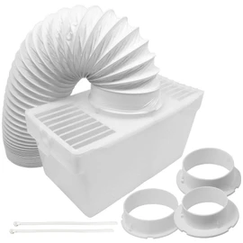 SPARES2GO Vent Hose Condenser Kit with 3 x Adapters Compatible with Bauknecht Tumble Dryer (1.2m)