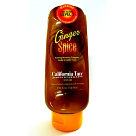 CALIFORNIA TAN "GINGER SPICE" LOTION, HOT ACTION, LEVEL 3 - 6Z - STEP 1 - NEW