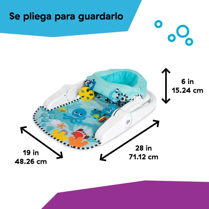 Baby Einstein Asiento De Piso 2 En 1 Para Bebés