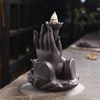 Fyearfly Buddha Hand Waterfall Incense Burners Smoke Waterfall Medium Backflow