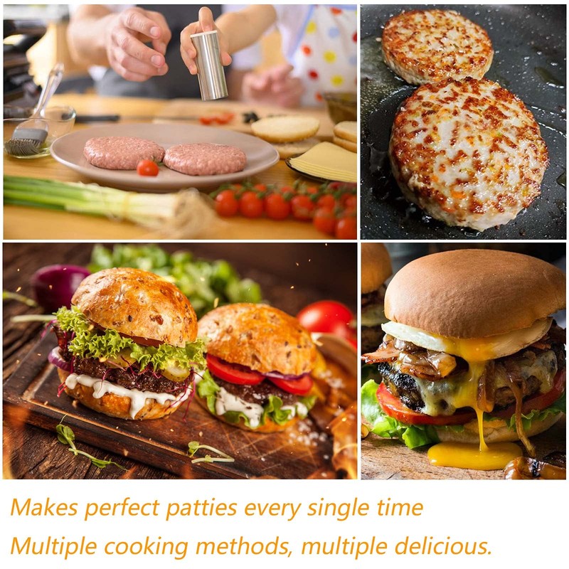Burger Press 5" and 3" Suitable for Kids Burgers Size,