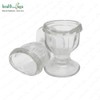 HealthAndYoga™ ChillEyes Transparent Glass Eye Wash Cup - Effective Eye