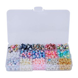 4/6/8/10 mm Perlas de decoración de ropa Perlas de imitación, Perlas artificiales, Accesorios para teléfonos móviles Bisutería de bricolaje para joyería Ropa de bricolaje, bolsos, zapatos