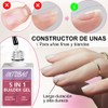 INTOBAS 5 in 1 Gel Nail Builder Kit Clear Builder