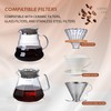 Glass Coffee Server for Drip Coffee Maker, Standard Glass Coffee