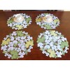 GRANDDECO St. Patrick's Day Placemats Set of 4,Applique Embroidered Cutwork