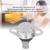 10Pcs Thermostat Thermal Switch Manual Hand Reset Bimetallic Chip Temperature