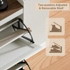 ChooChoo Shoe Storage Cabinet with 2 Flip Drawers, Deodorizing Shoe